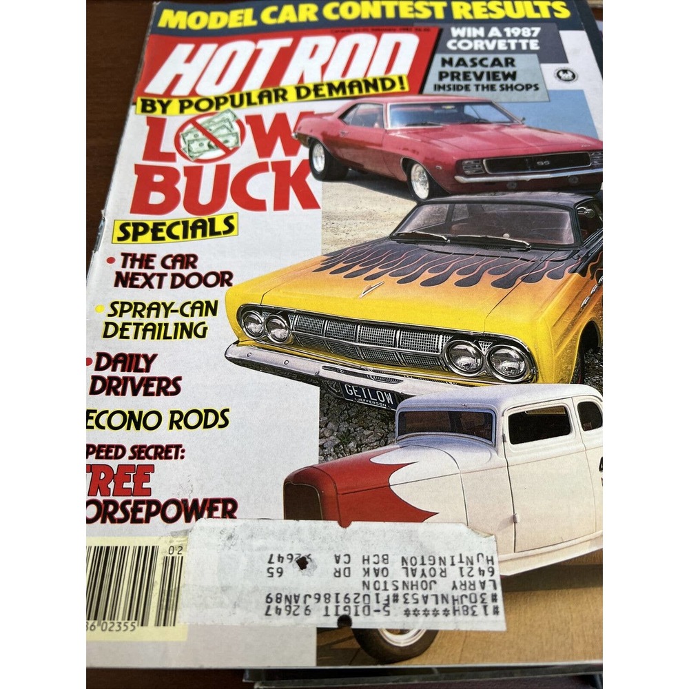 Hot Rod Magazine Lot-1987 - Picture 4 of 6